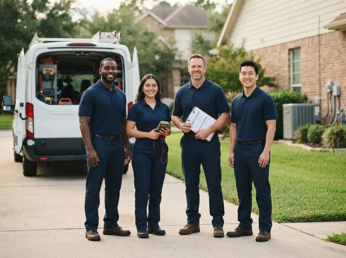Certified HVAC technician near Sunset, TX
